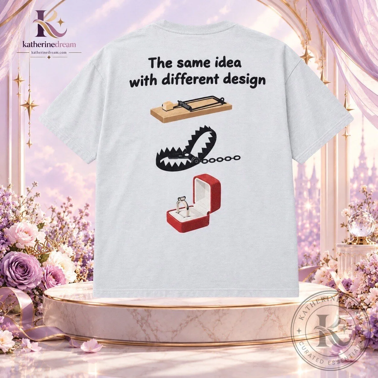 The same idea with different design Funny Tee