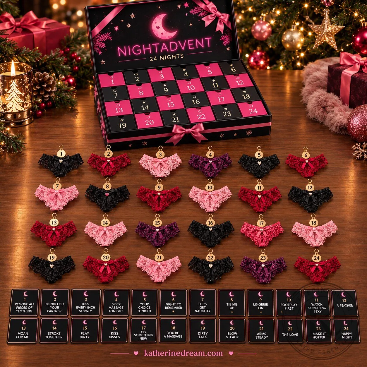 NIGHTADVENT 24 Nights Spicember - Spicy Advent Calendar 2026 for Couples