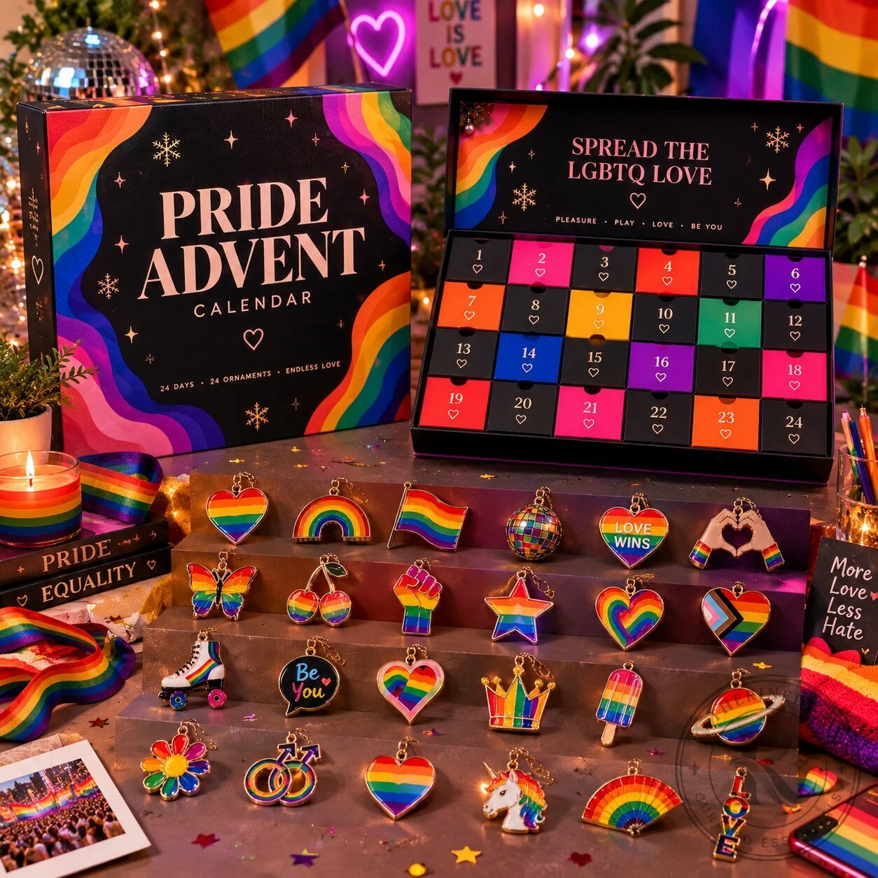PRIDE Advent Calendar 2026 - Spread LGBTQ Love