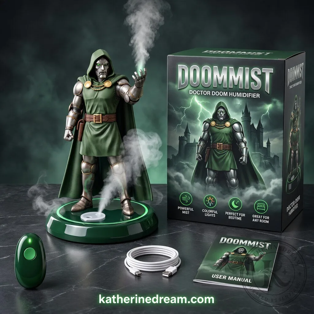 Doomist Marvel Doctor Doom 3D Mist Humidifier with Green LED Base Limited Edition 2026 9 Doomist Marvel Doctor Doom 3D Mist Humidifier with Green LED Base Limited Edition 2026