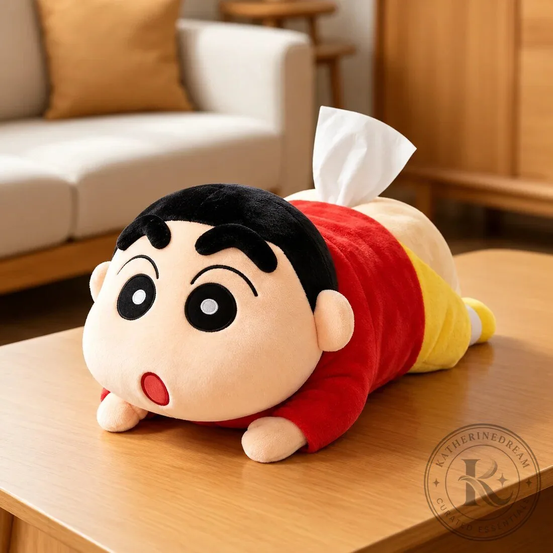 Funny Cheeky Plush Shin-Chan Butt Tissue Holder | Best Gag Gift 2026